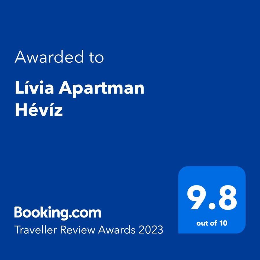 Livia Apartman Hévíz Exteriér fotografie